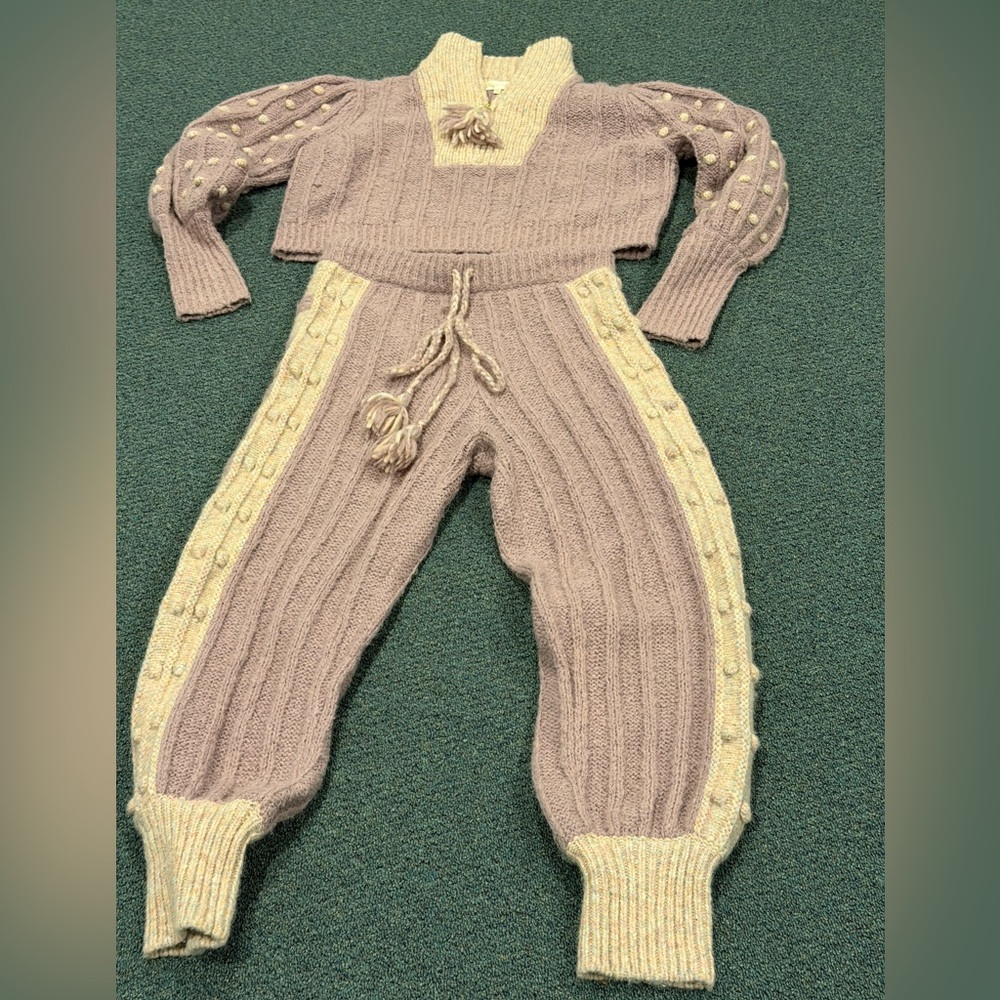 LoveShackFancy Sweater Jogger SET